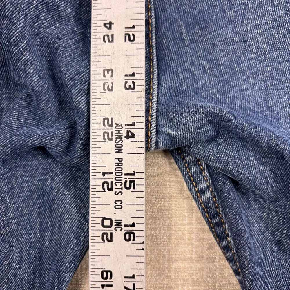 Levis 505 Mens 36x34 Light Distress Jeans Thigh Fade ** Vintage Style ** Denim